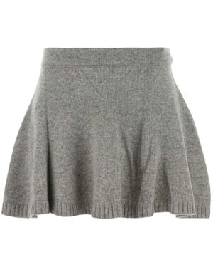 GIMAGUAS Sindi Knitted Mini Skirt - Grey