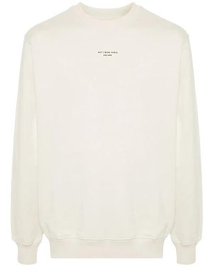 Drole de Monsieur Cotton Sweatshirt - White