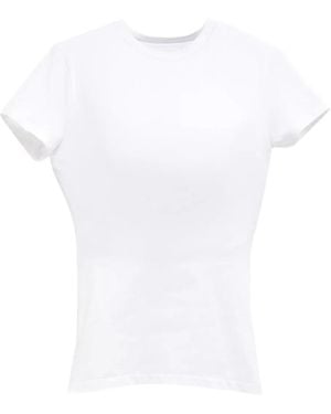 Duran Lantink ストレッチコットン Tシャツ - ホワイト
