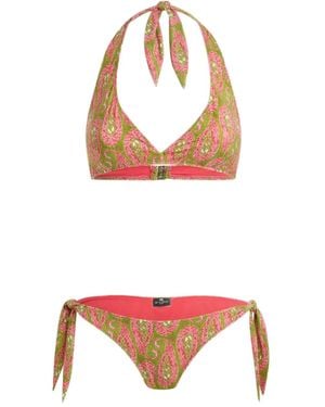 Etro Bikini Mit Paisleymuster - Pink