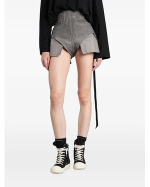 Rick Owens Tower Dirt Cutoffs - Black