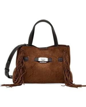 DKNY Handtasche Mit Fransen - Braun