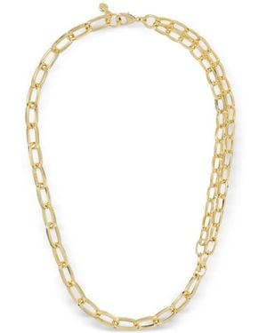 Roxanne Assoulin Paperclip Layered Necklace - Metallic