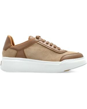 Max Mara Maxi Suede Trainers - Brown