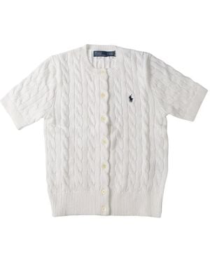 Polo Ralph Lauren Cable-Knit Cardigan - White