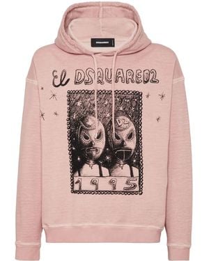 DSquared² グラフィック パーカー - ピンク