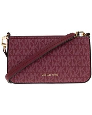 MICHAEL Michael Kors Bryant モノグラム ショルダーバッグ S - パープル