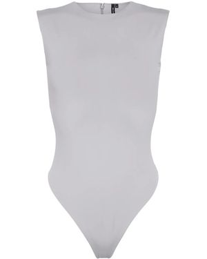 Entire studios Body Smanicato Con Scollo Rotondo - Grigio