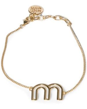Miu Miu Metal Bracelet - Metallic