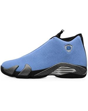 Nike 14 Retro Logo-Patch Sneakers - Blue