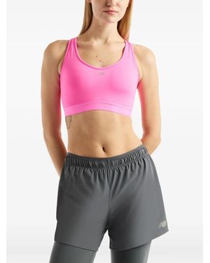 New Balance Sujetador Essential Run - Rosa
