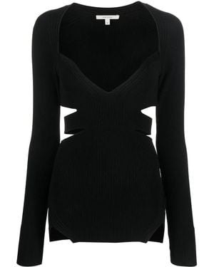 Nensi Dojaka Cut-Out Jumper - Black