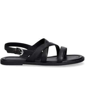 Vagabond Shoemakers Zaida Crossover-Strap Buckled Sandals - White