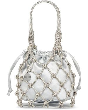 Judith Leiber Sac À Main À Ornements Strassés - Blanc