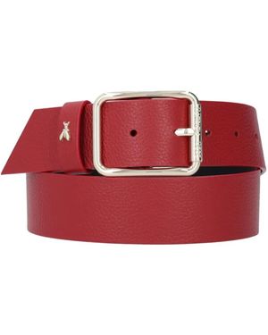 Patrizia Pepe Fly Buckle Belt - Red