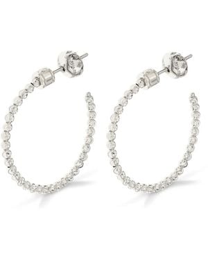 Officina Bernardi Moon ダイヤモンド フープピアス M 18kホワイトゴールド