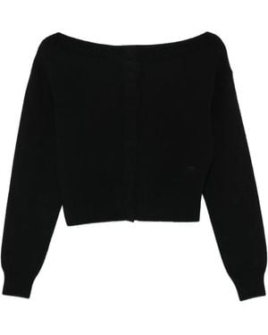 Tom Ford Boat-Neck Cardigan - Black