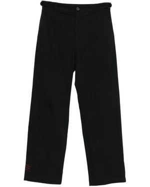 Amaranto Straight-Leg Pants - Black