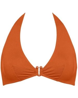 Eres Noctambule Halterneck Bikini Top - Orange