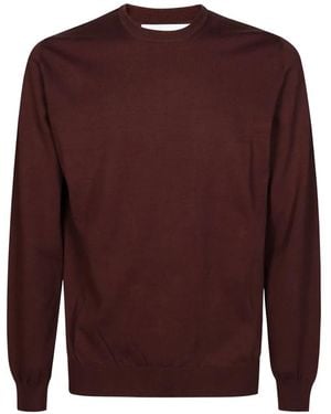 Alpha Studio Camiseta Con Cuello Redondo - Morado