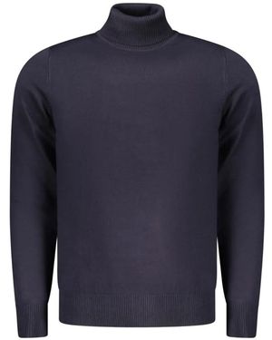 COVERI MOVING Jersey Con Cuello Vuelto - Azul