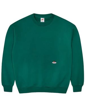 HOMMEGIRLS X Fruit Of The Loom Logo-Patch Sweatshirt - Green