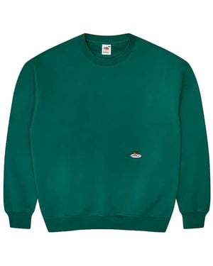 HOMMEGIRLS X Fruit Of The Loom Logo-Patch Sweatshirt - Green