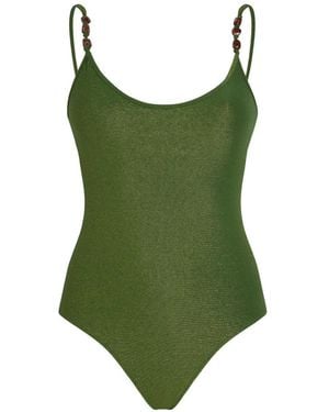 Vilebrequin Lamia Low-Back Swimsuit - Green