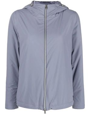 Herno Ponente Hooded Jacket - Blue