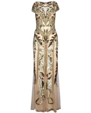 Temperley London Novella Sequin-Embellished Maxi Dress - Metallic