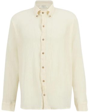 SPIRITUM TULUM Chemise En Coton À Boutonnière - Blanc