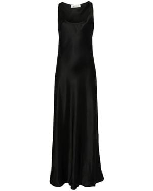 Rohe Satin Scoop-Neck Dress - Black