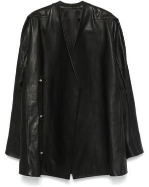 Rick Owens Officer Coat - Black