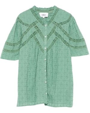Ba&sh Top Con Inserti - Verde