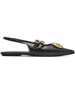 Marc Jacobs Doll Slingback Ballerinas - White