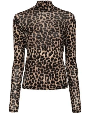Blumarine プリント Tシャツ - ブラック