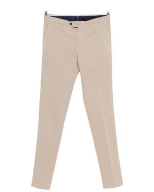 PT Torino Straight-Leg Pants - Natural