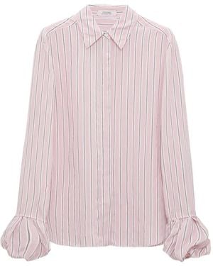 Dorothee Schumacher Striped Ease Blouse - Pink