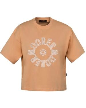 Moorer Suri Crew-Neck T-Shirt - Natural