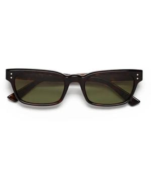 Marni Lunettes De Soleil Rectangulaires À Effet Écailles De Tortue - Multicolour