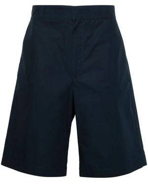 MODES GARMENTS Poplin Bermuda Shorts - Blue