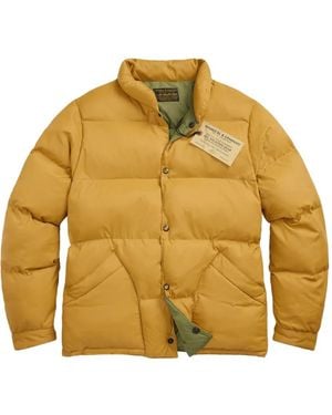 RRL ダブルアールエル Puffer Jacket イエロー Rrl down jacket - Gem
