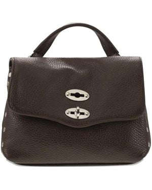 Zanellato Baby Postina Tote Bag Mit Nieten - Schwarz