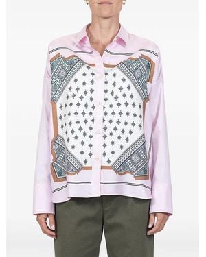 Callas Milano Sirene プリント シャツ - グレー