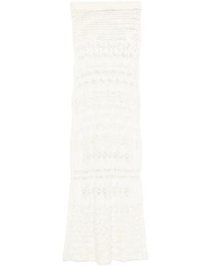 PUCCI Crochet Maxi Skirt - White