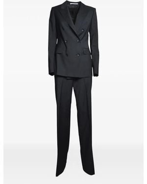 Tagliatore Double-Breasted Suit - Black