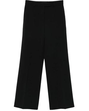 Seventy Wide-Leg Trousers - Black