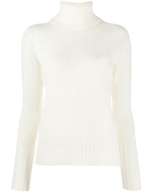 Drumohr Roll Neck Jumper - White