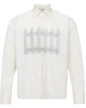 JW Anderson Fence-Printed Shirt - White