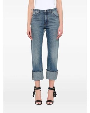 McQueen Cropped Jeans - Blue